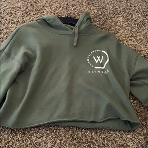 Whitney Simmons cropped hoodie